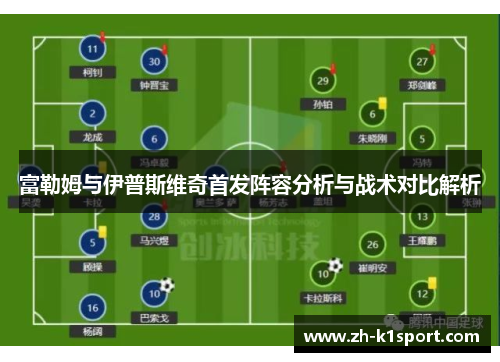 富勒姆与伊普斯维奇首发阵容分析与战术对比解析